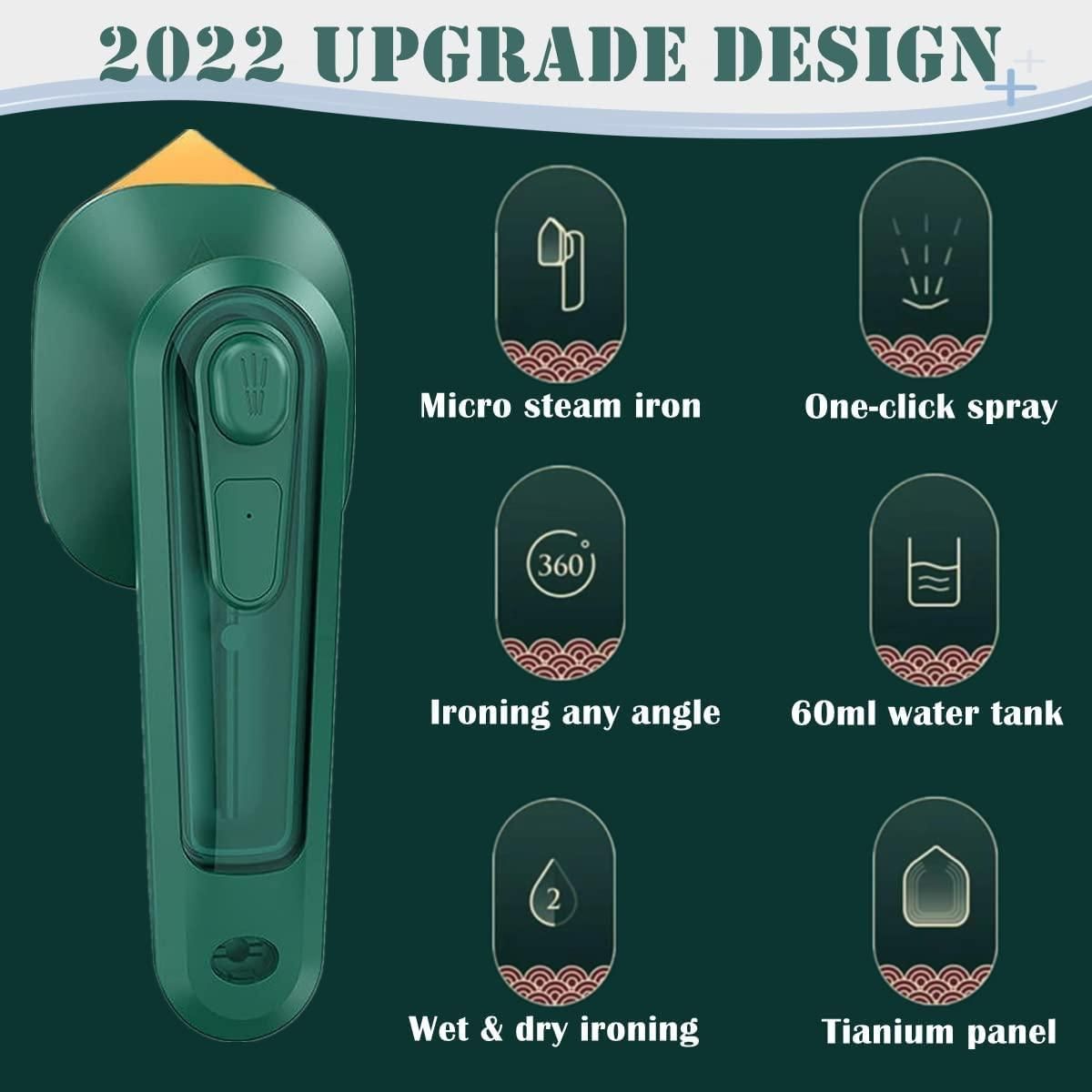 Portable Iron Travel Steamer for Clothes Mini Handheld Press Support Dry And Wet Ironing USE IRON30 COUPON and get 30% DISCOUNT