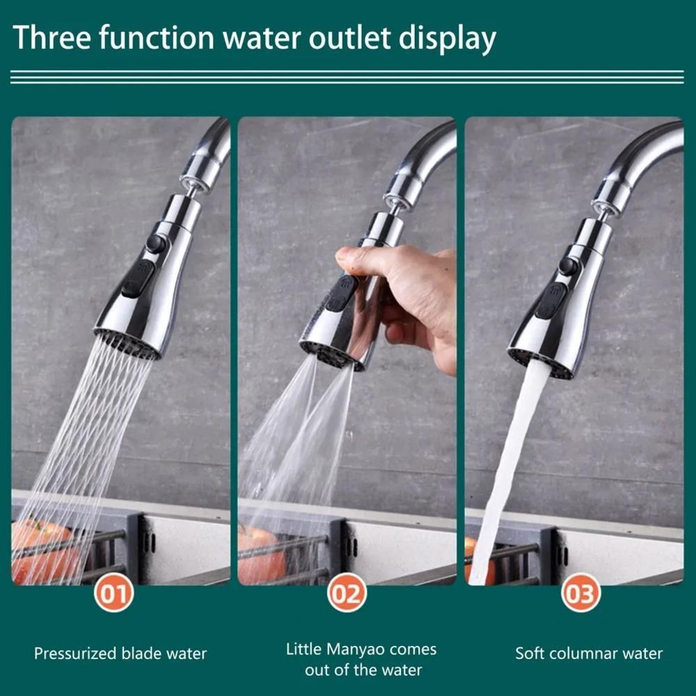 3 Modes Kitchen Sink Faucet with 10% Discount use TRENDOZFIRST coupon code