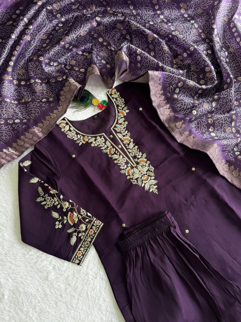 Kurti Pent Dupatta Set