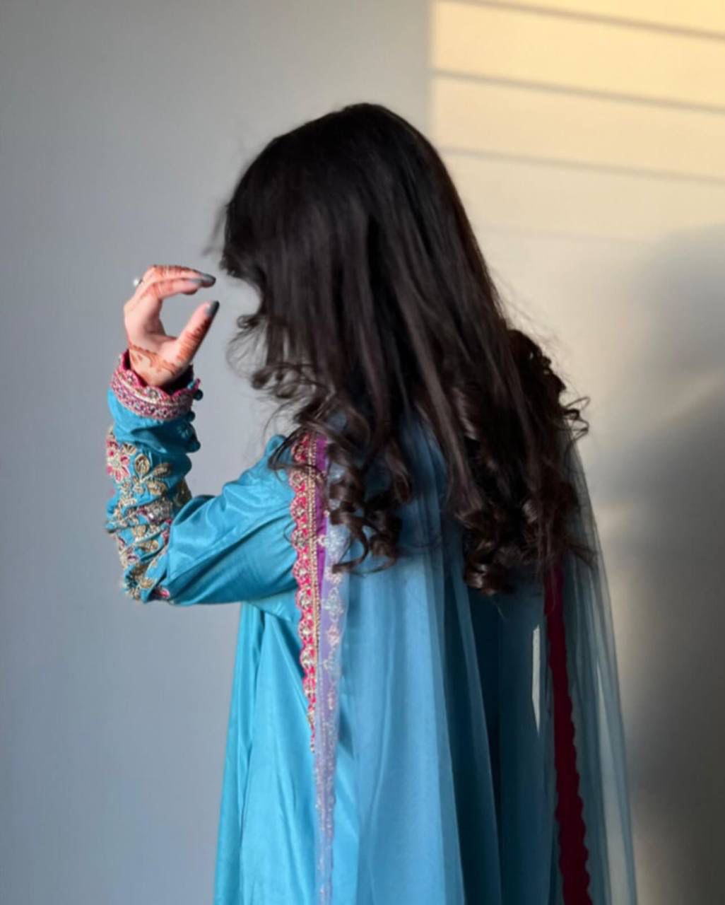 Royal Blue Blossom Suit