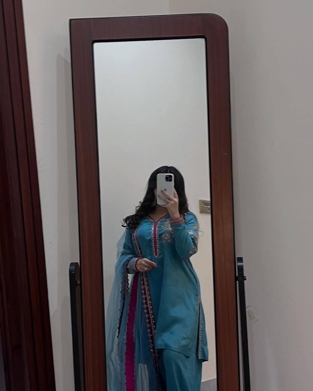 Royal Blue Blossom Suit