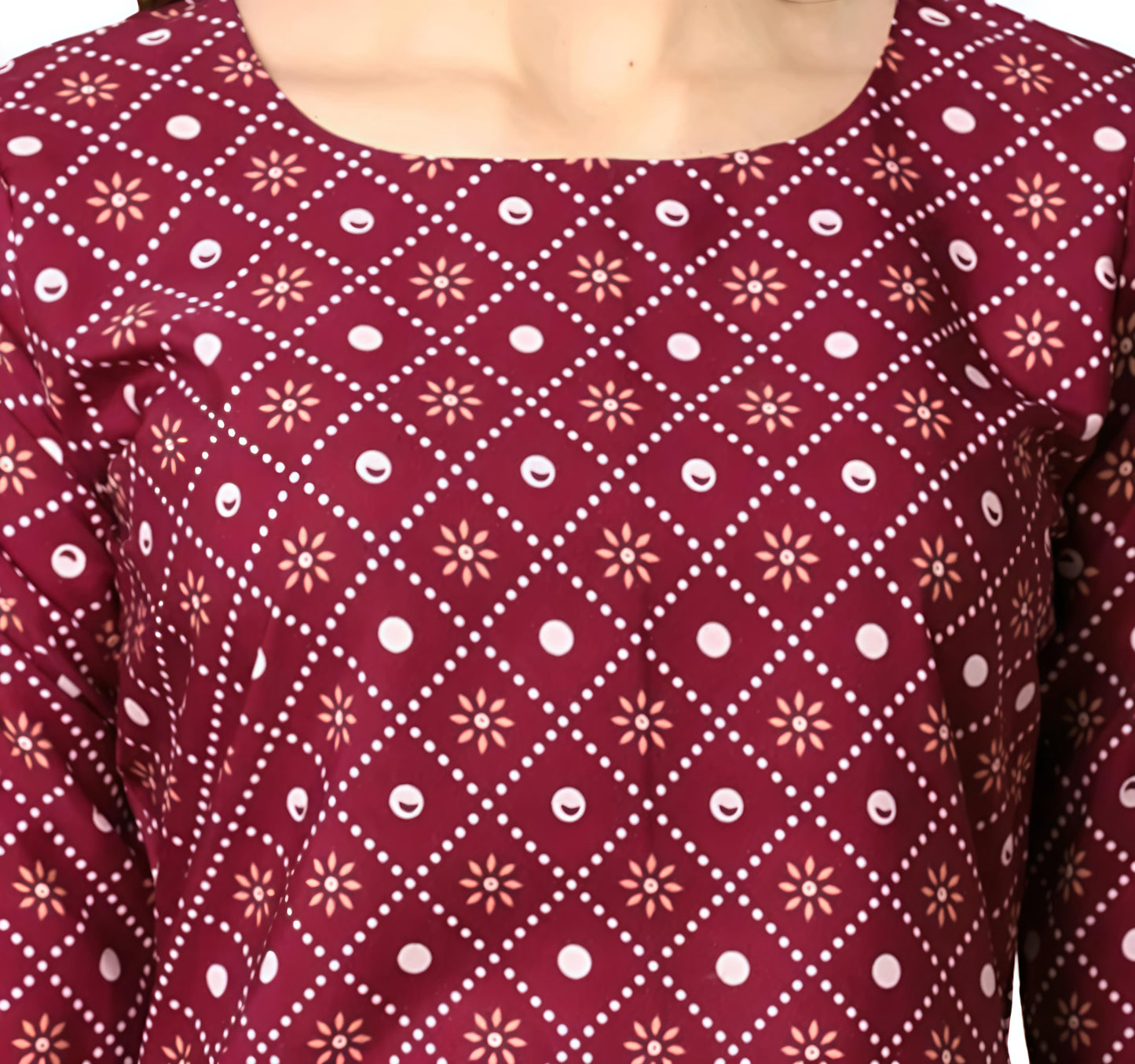 Fancy petrn kurti |festive special kurti | stiched crepe kurti