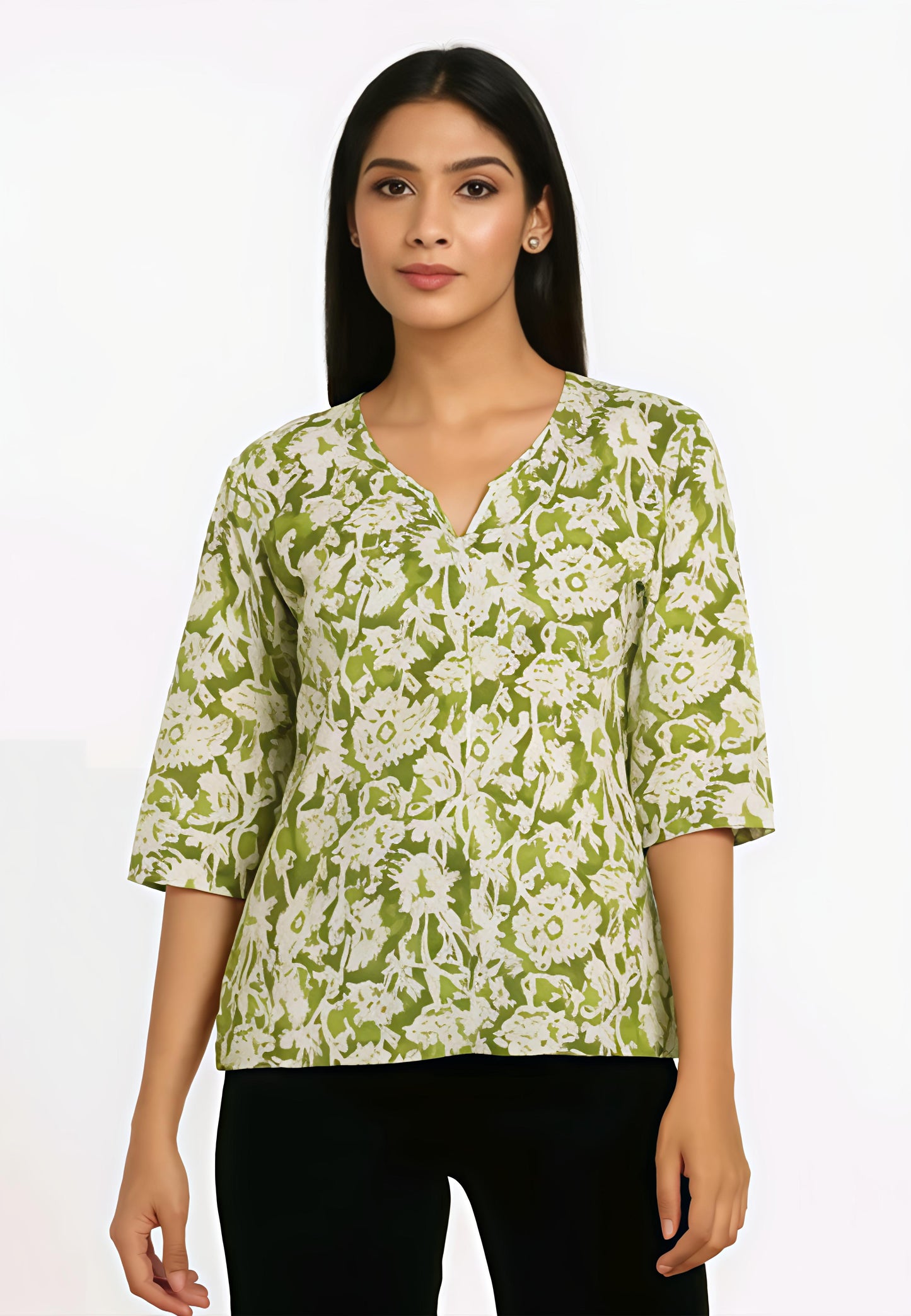premium short kurti with half sleeve