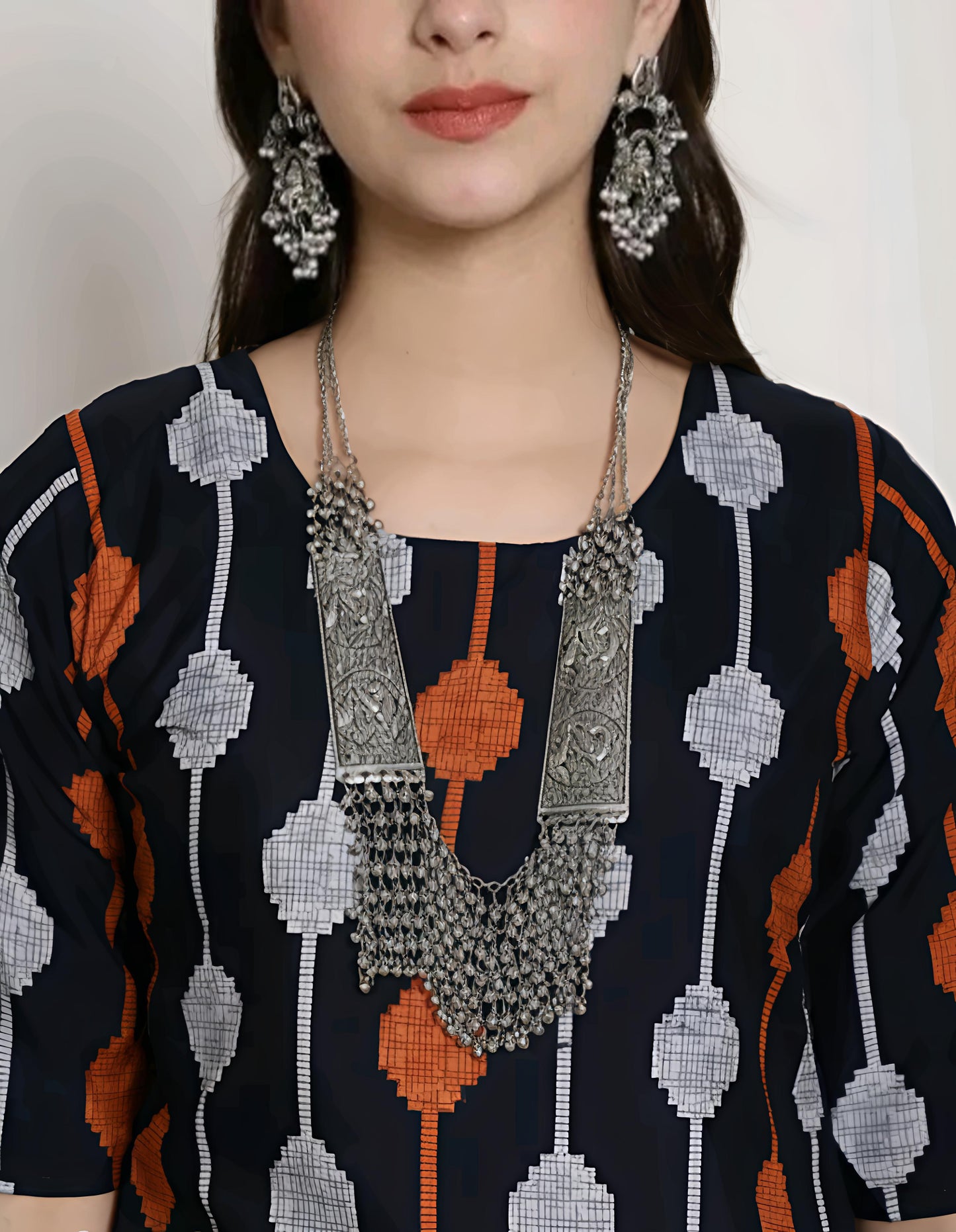 Crepe Printed Kurti For Women