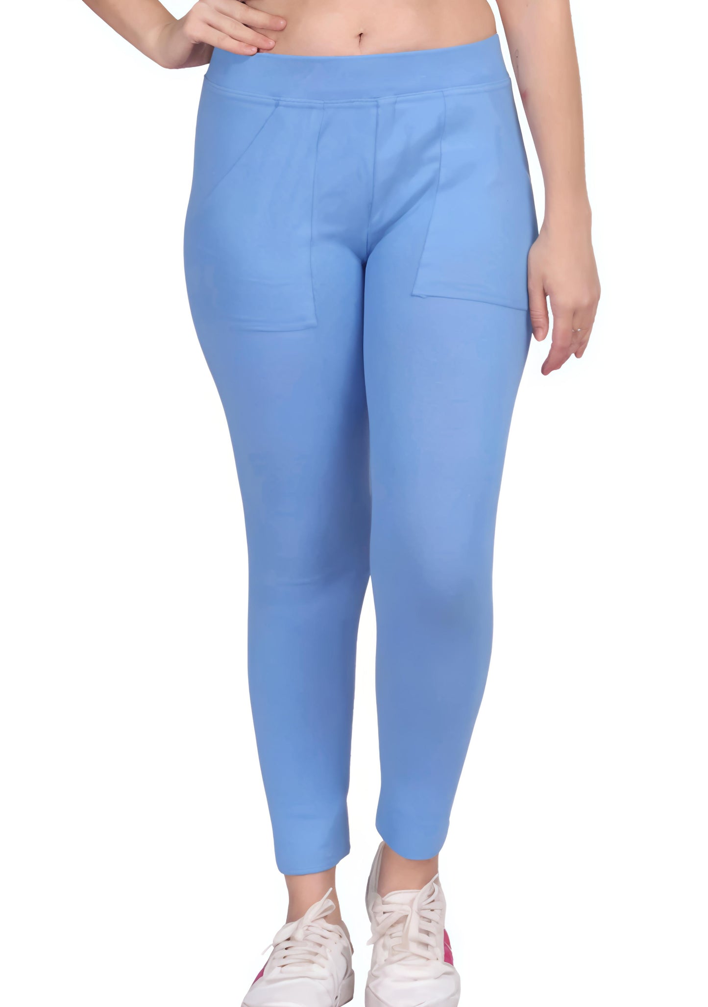 Trendoz Women's & Girl's Ankle Length Pocket Jeggings 2pcs Combo 
