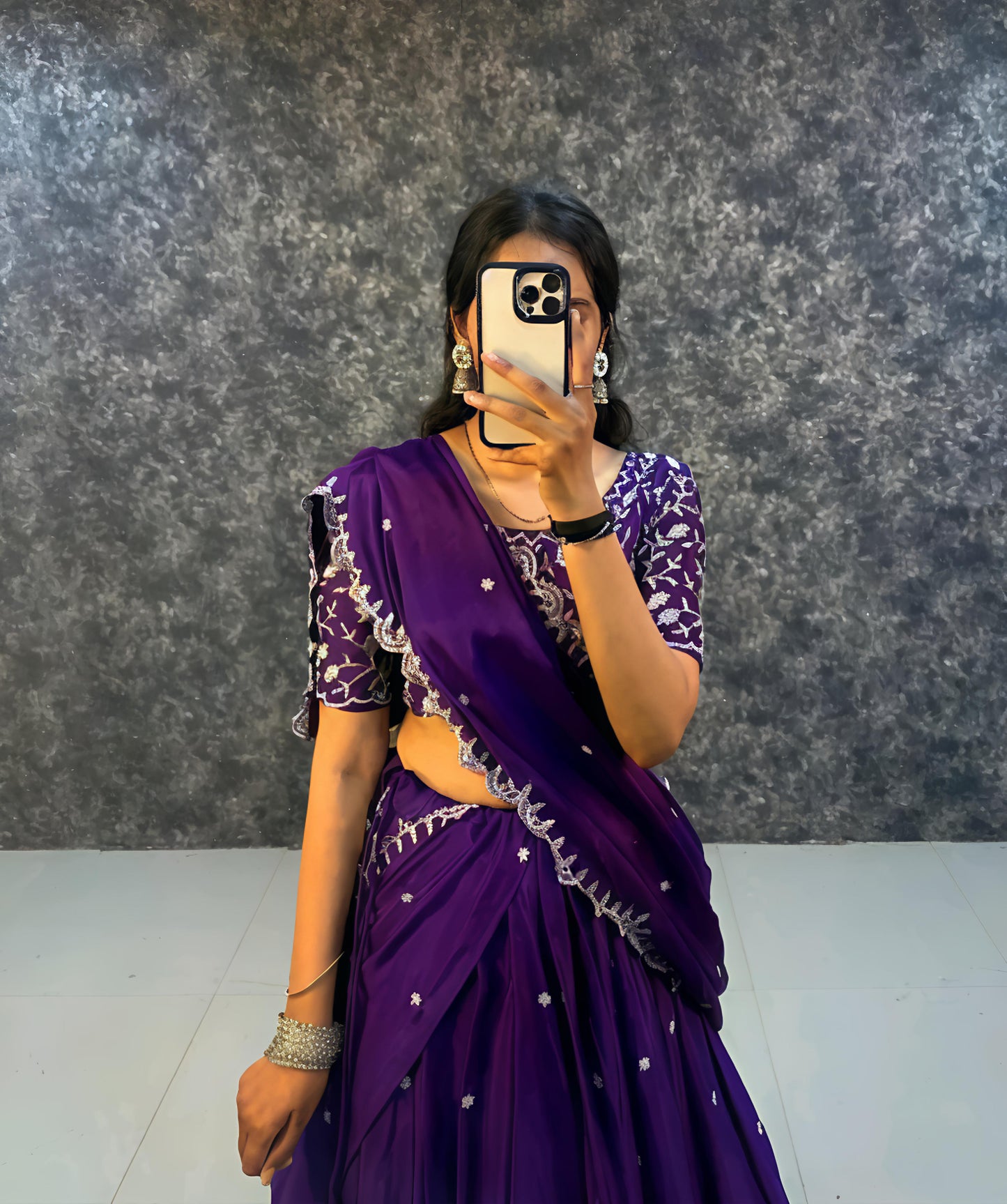 Trendy fancy work lehenga choli