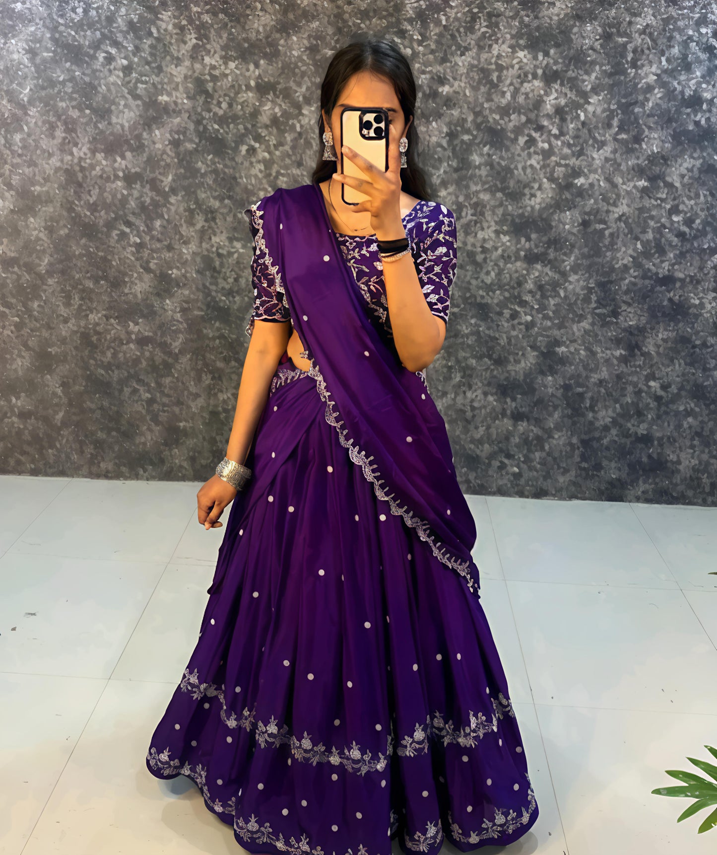 Trendy fancy work lehenga choli