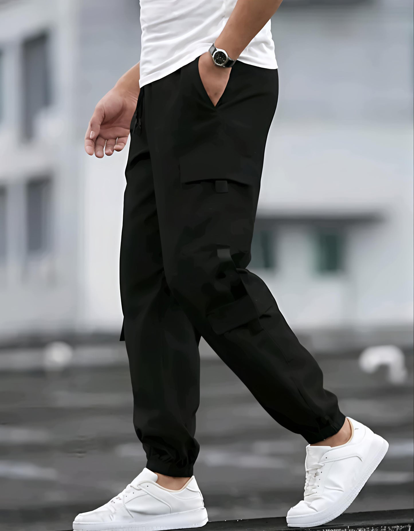 Style Hub Men’s Jogger Pants || Trendy Track Pant Look || Everyday Casual || Boys Stretchable Pants ||