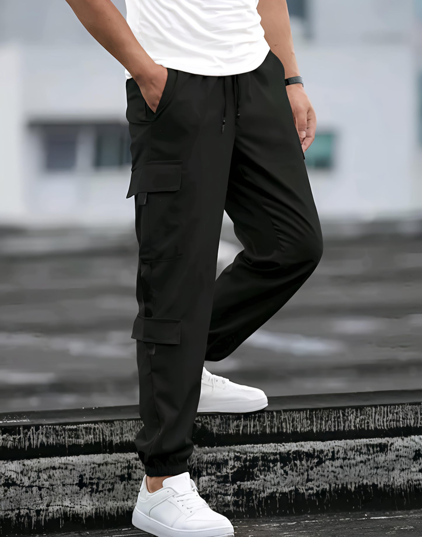Style Hub Men’s Jogger Pants || Trendy Track Pant Look || Everyday Casual || Boys Stretchable Pants ||