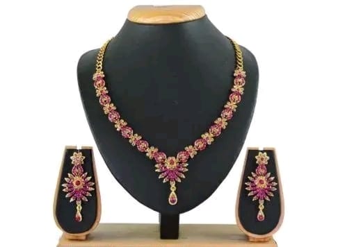 Alloy Stone Women's Jewellery Set