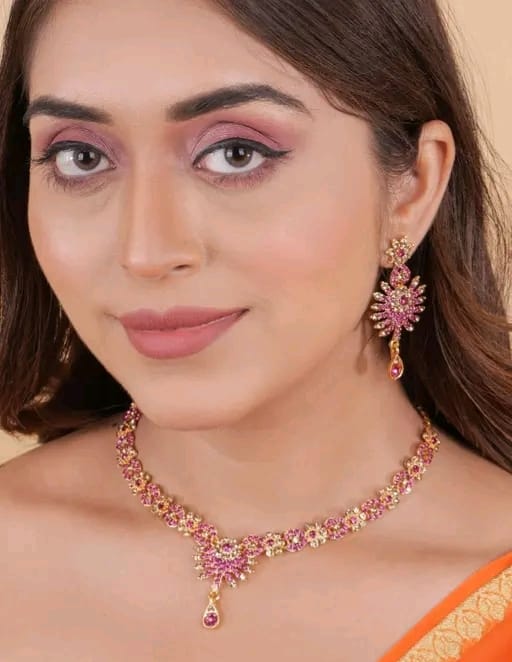 Alloy Stone Women's Jewellery Set
