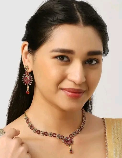 Alloy Stone Women's Jewellery Set