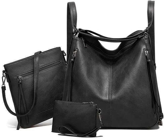 3-in-1 Premium Handbag Set for Women – Shoulder 50% off