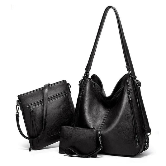 3-in-1 Premium Handbag Set for Women – Shoulder 50% off