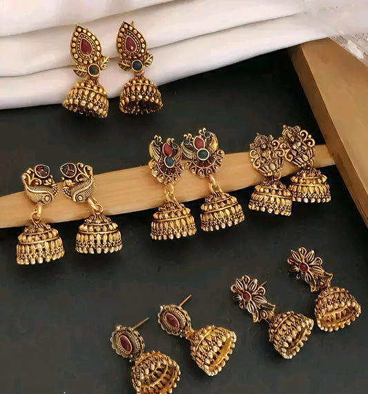 Oxodise Gold Plated Earrings
