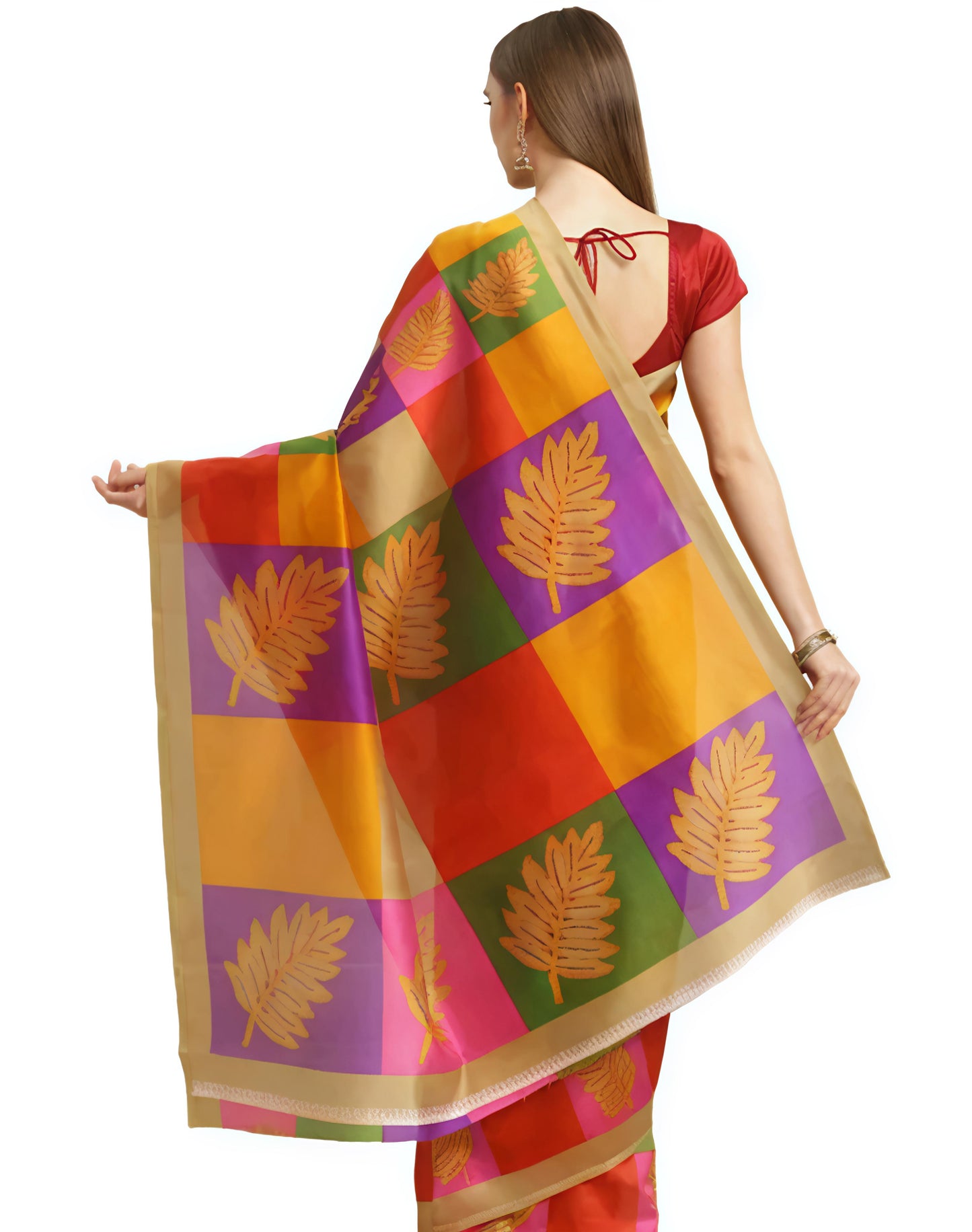 Silk Grey  Saree with Blouse