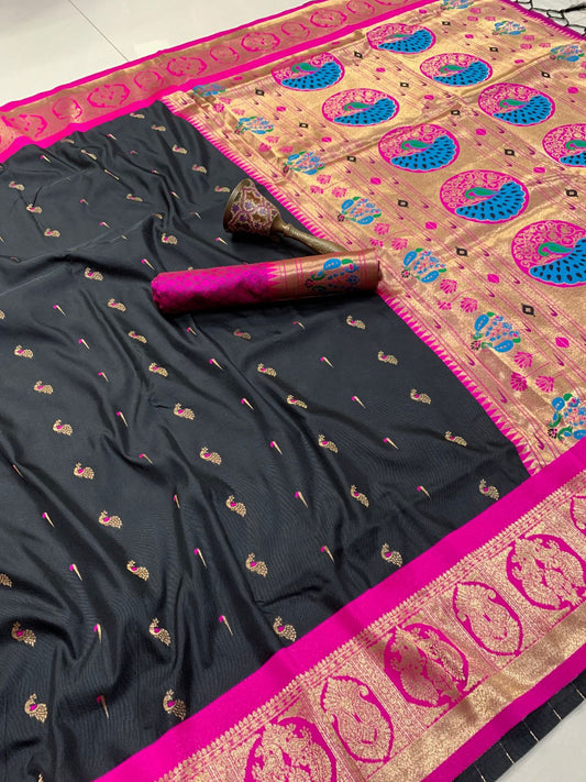 KANCHIVRAM PAITHANI SILK SAREE